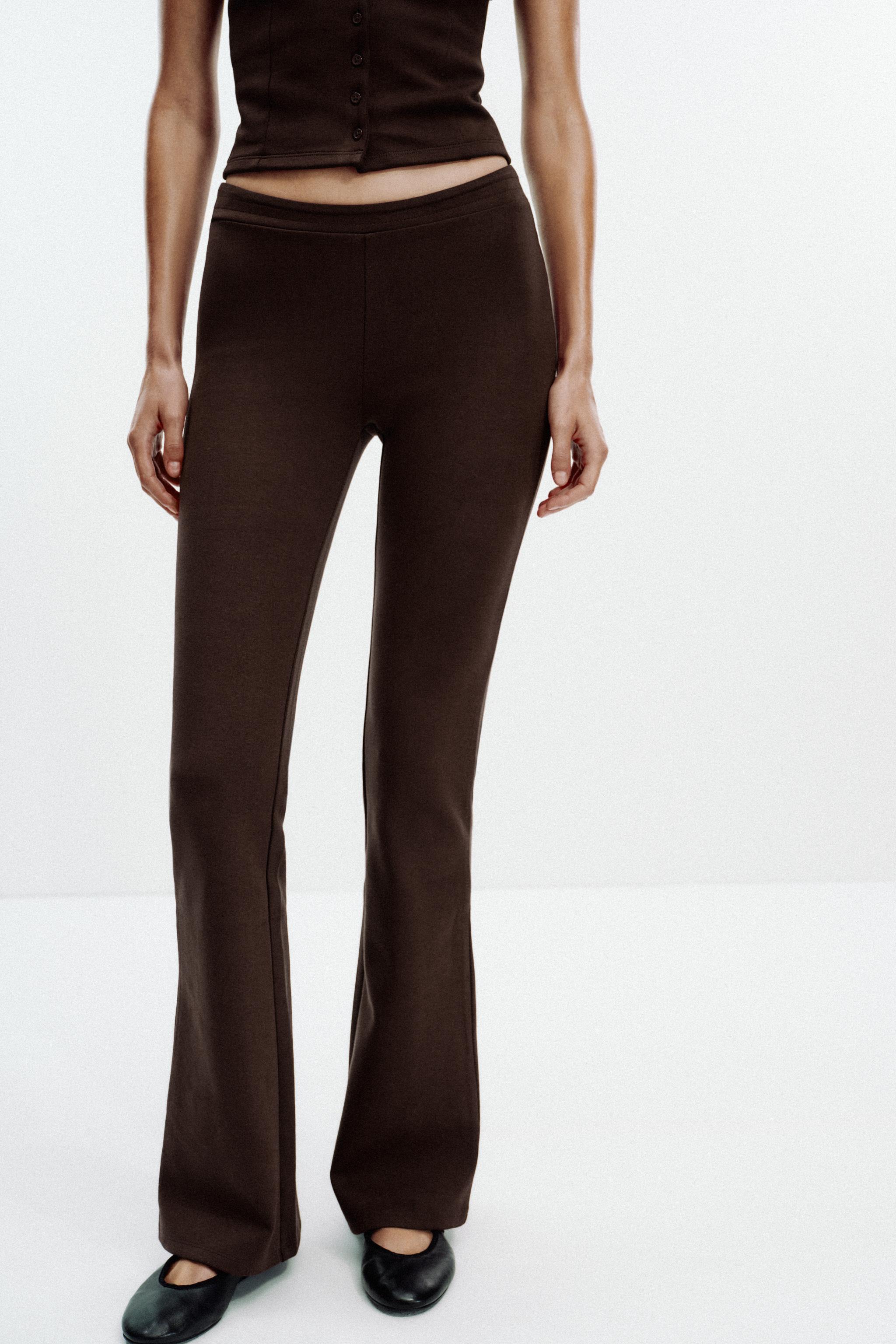 PANTALON FLARE INTERLOCK